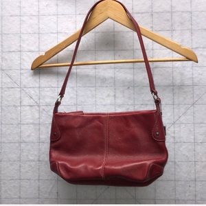 Red Leather Fossil Purse